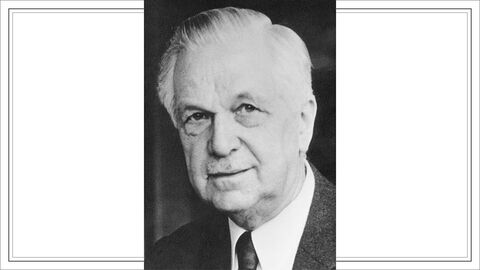 Dr. Erwin Stein Portrait von Dr. Erwin Stein