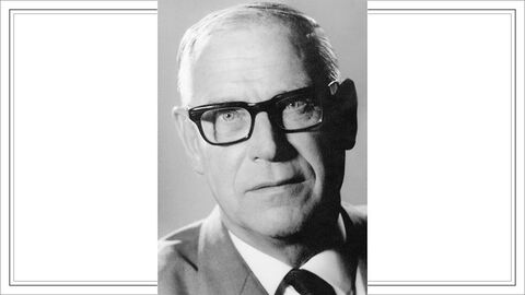 Dr. h.c. Georg August Zinn Portrait von Dr. h.c. Georg August Zinn