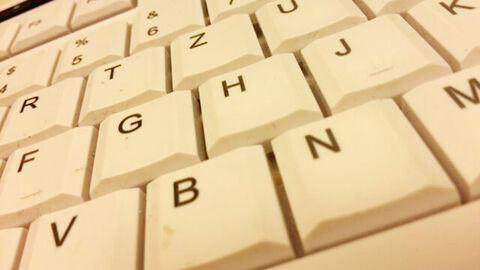 Ausschnitt aus einer Tastatur