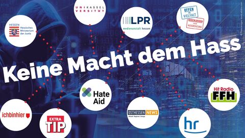 Logos der Kooperationspartner #KeineMachtdemHass Logos der Kooperationspartner #KeineMachtdemHass