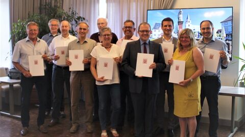 Übergabe Förderbescheide Groß-Umstadt