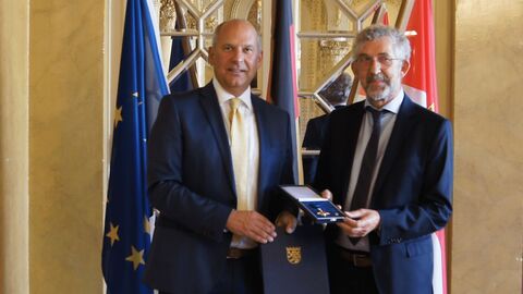 Prof. Dr. Roman Poseck und Erich Fischer