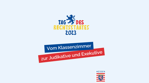 Logo zum Tag des Rechtsstaates 2023