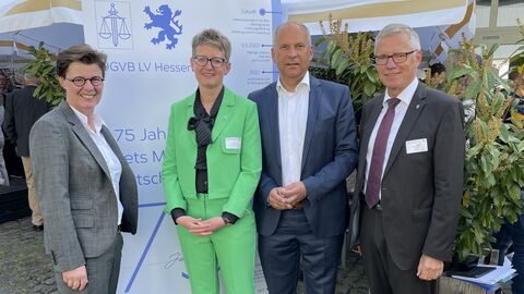 Justizminister Poseck würdigt den Landesverband der Deutschen Gerichtsvollzieher