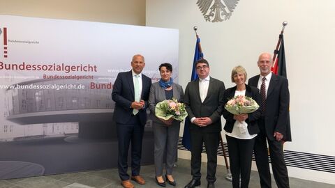 Justizminister Roman Poseck hat Daniel Kämmerer offiziell in sein Amt als Präsident des Landgerichts Kassel eingeführt. 