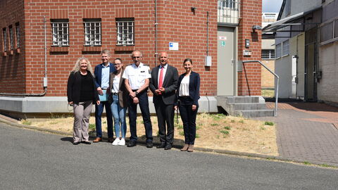 Gruppenfoto mit Roman Poseck