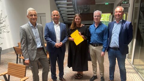 Justizminister Poseck mit Vertretern des Diakonischen Werk Groß Gerau Rüsselsheim