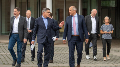 Ministerpräsident Boris Rhein und Justizminister Prof. Dr. Poseck