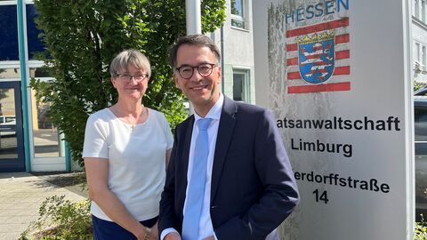 Justizminister Heinz bei der Staatsanwaltschaft Limburg