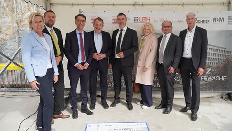 Grundstein für neue Gebäude am Justizstandort in Frankfurt gelegt