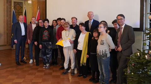 2. Platz: Klasse H4 der Hammerwaldschule Nidda