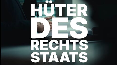 Text: Hüter des Rechtsstaats